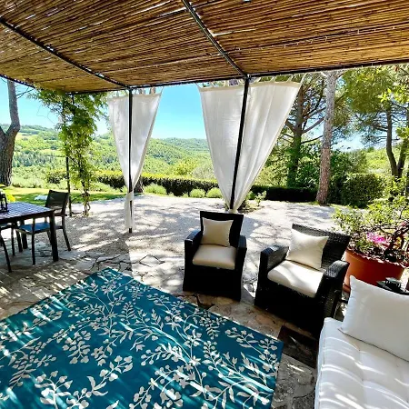 La Panoramica Gubbio: Charming Self-Catering Retreat Villa Exterior photo