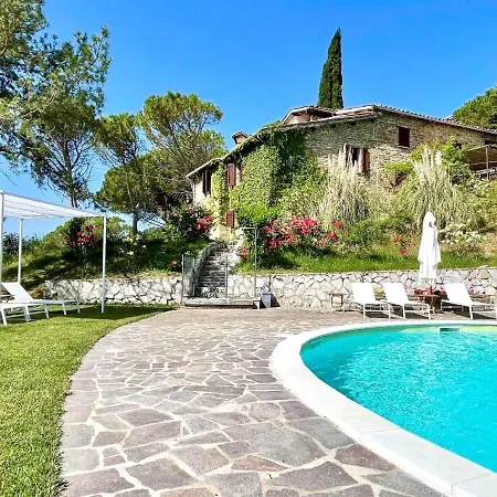 La Panoramica Gubbio: Charming Self-Catering Retreat Villa Exterior photo
